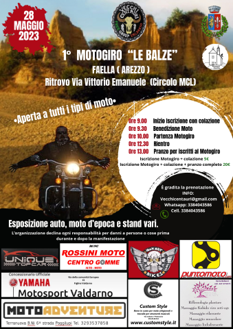 Primo Motogiro "Le Balze" - 28 Maggio 2023