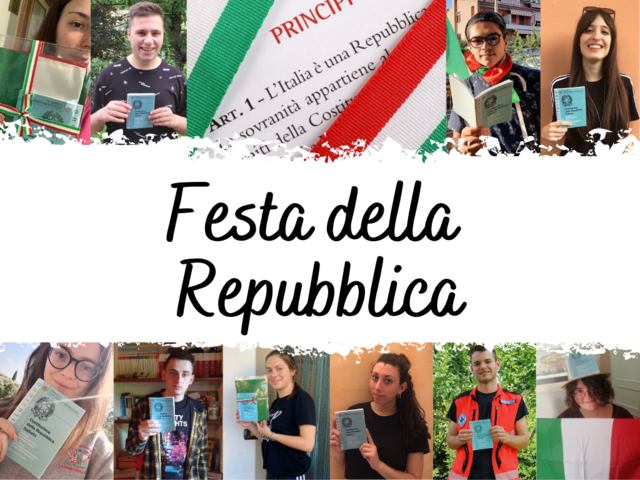 Festa della Repubblica, gli scatti dei neo-diciottenni con la Costituzione italiana