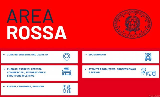 Toscana AREA ROSSA, dal 15 novembre nuove restrizioni per contenere l'epidemia